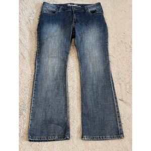 Wrangler Boot Cut Jeans Womens 13x30 Medium Wash Denim Blue 1009MWZAH